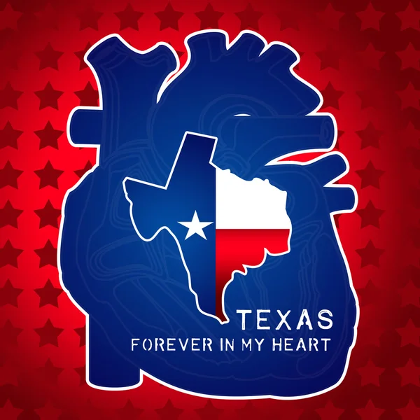 De dag van de onafhankelijkheid van de Texas — Stockfoto