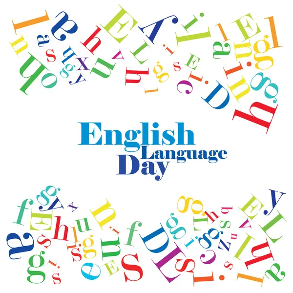 English Language Day — Stock Photo, Image