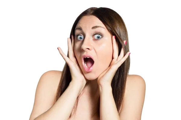 Surprised Beautiful Girl — Stock Photo, Image