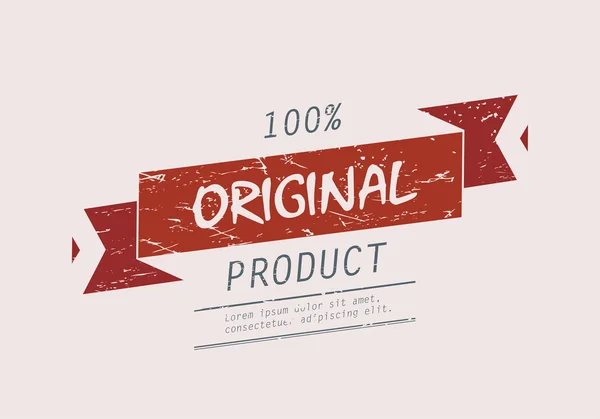 Producto original — Vector de stock