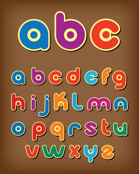 Colorful alphabet — Stock Vector