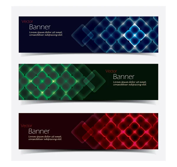 Horizontal Banner — Stock Vector