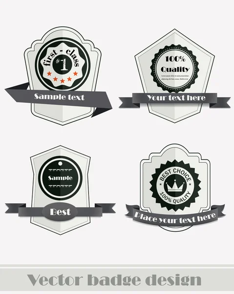 Web badges — Stock Vector