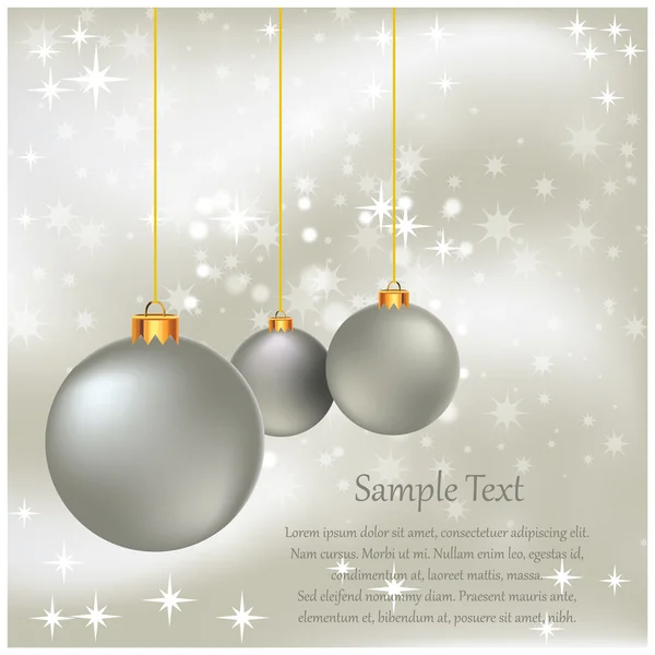 Christmas Ornaments — Stock Vector