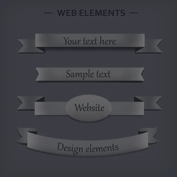 Element för webben — Stock vektor