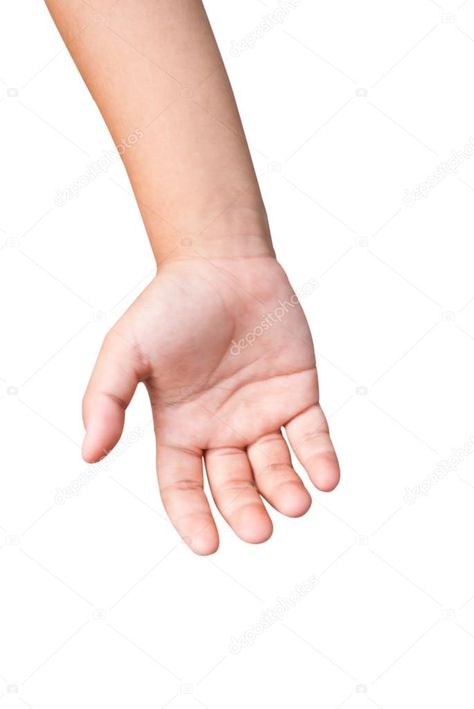 Child hand
