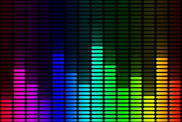 Equalizer rainbow Signal — Stock Photo, Image