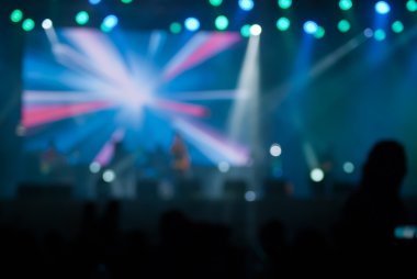 konser ışıklar bokeh