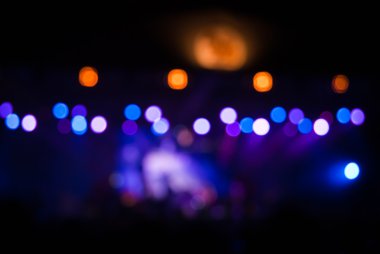 konser ışıklar bokeh
