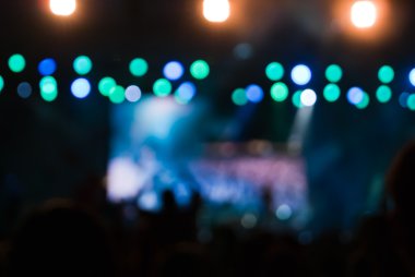 konser ışıklar bokeh