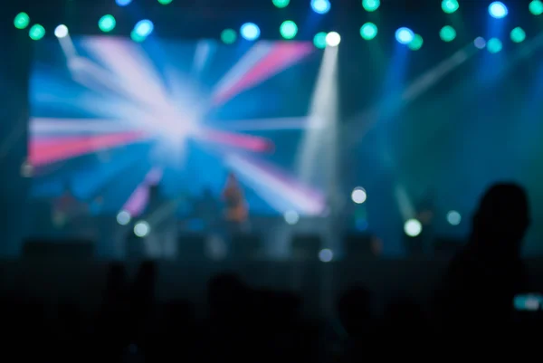 Lumières de concert bokeh — Photo