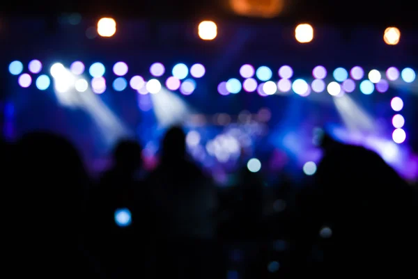 Konsert lampor bokeh — Stockfoto