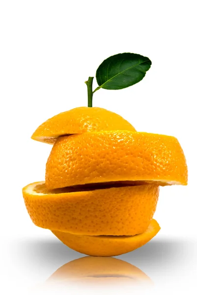 Wyciąć pomarańcze — Zdjęcie stockowe
