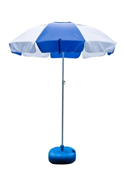 Parapluie, blanc, bleu — Photo