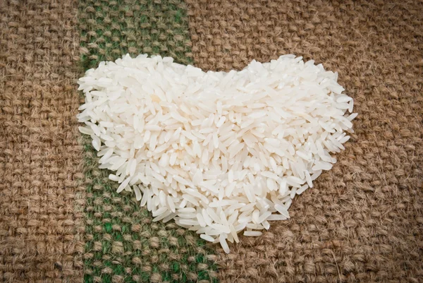 Rice hjärta — Stockfoto