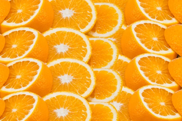 Snij de sinaasappelen — Stockfoto