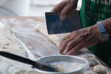 pişirme buns yaptı.