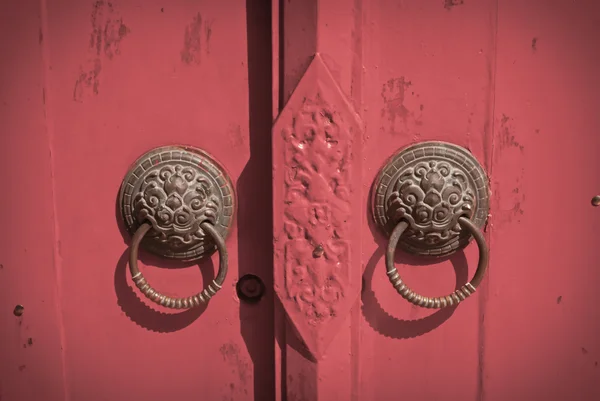 Vintage door handles — Stock Photo, Image