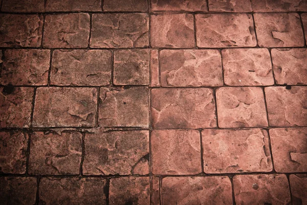 Old road paved with the cobble stones — Stock Photo, Image