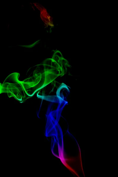 Rök färgglada — Stockfoto