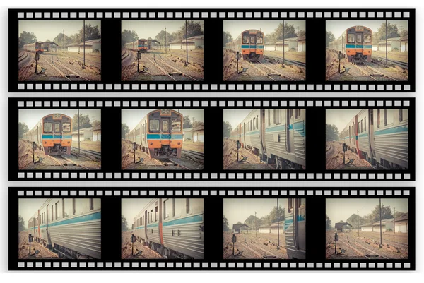 Film trein — Stockfoto