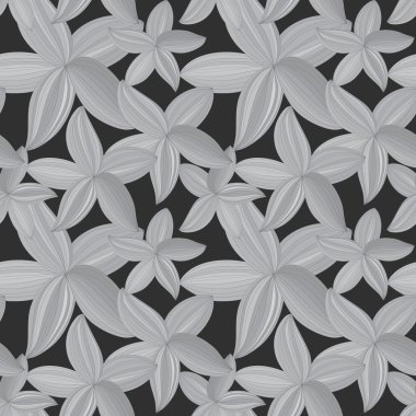 tek renkli arka plan ile çiçek ve yaprakları