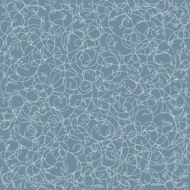 bir bitki süs siluet anahat renkleri ile sorunsuz doku.