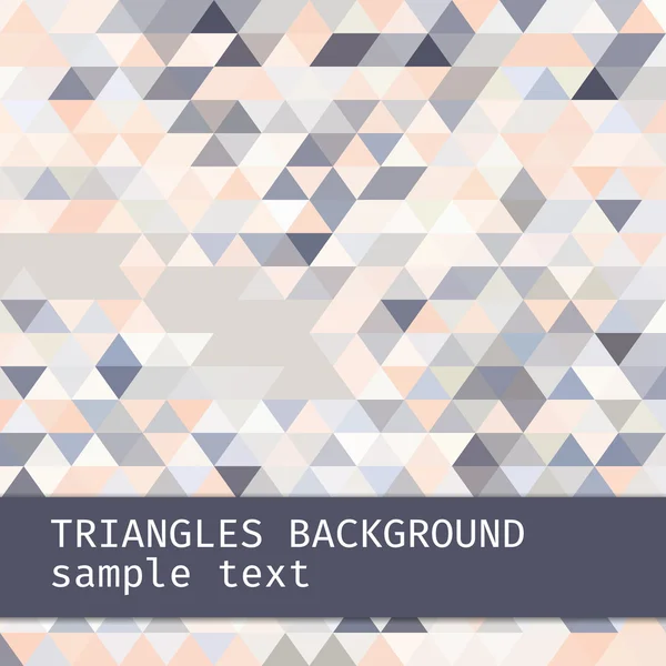 Geometrische achtergrond van gekleurde driehoeken ruimte voor tekst — Stockvector