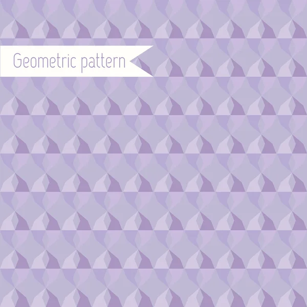 Nahtloses geometrisches violettes Muster — Stockvektor