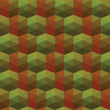 Dikişsiz doku üçgen. illüzyon altıgen