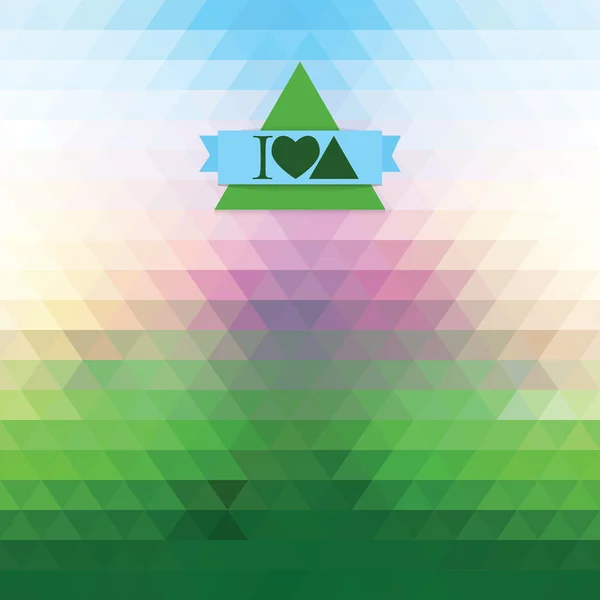 Illusion von Dreiecken — Stockvektor