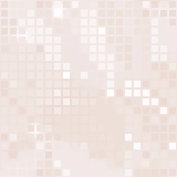 Blassrosa Hintergrund aus kleinen Quadraten — Stockvektor
