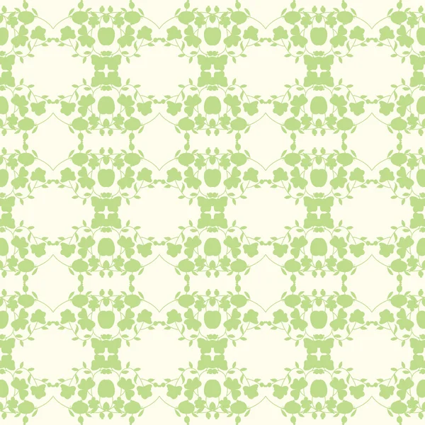 Fondo floral neutro. remolino y curva — Vector de stock