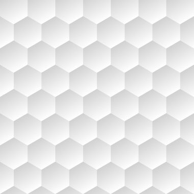 geometrik artalanla beyaz altıgenler