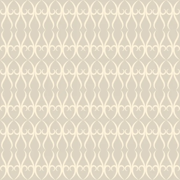 Ornement floral neutre. couleur beige — Image vectorielle