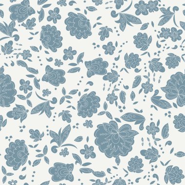 çiçek, dal, mavi arka plan