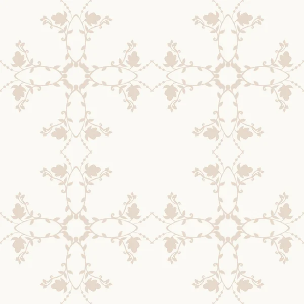 Neutrale floral achtergrond. — Stockvector