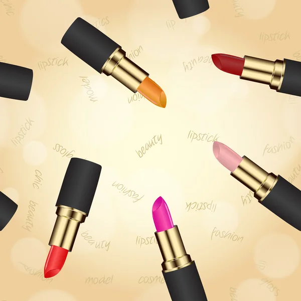 Lipstick texture — Stock Vector