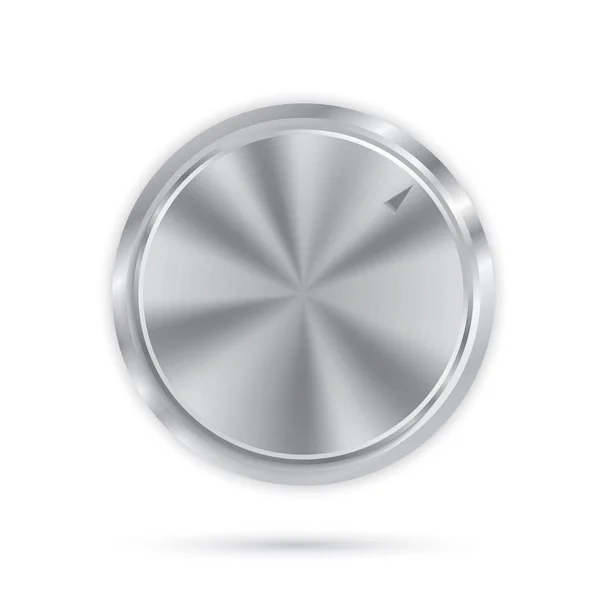 Button with circular processing — Stock Vector