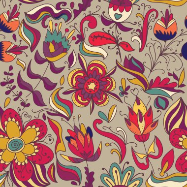 çiçekler ile sorunsuz doku