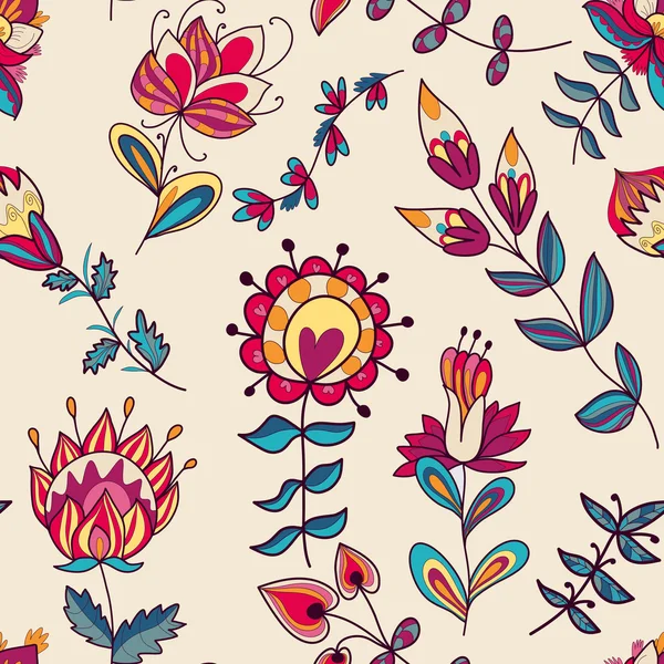 Textura floral — Vetor de Stock