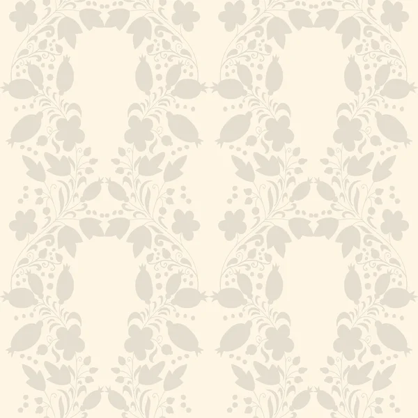 Neutral floral bakgrund — Stock vektor