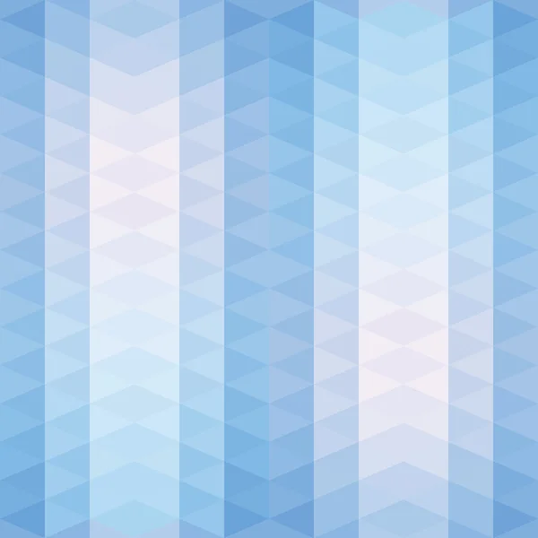 Blue triangles striped pattern — Stock Vector