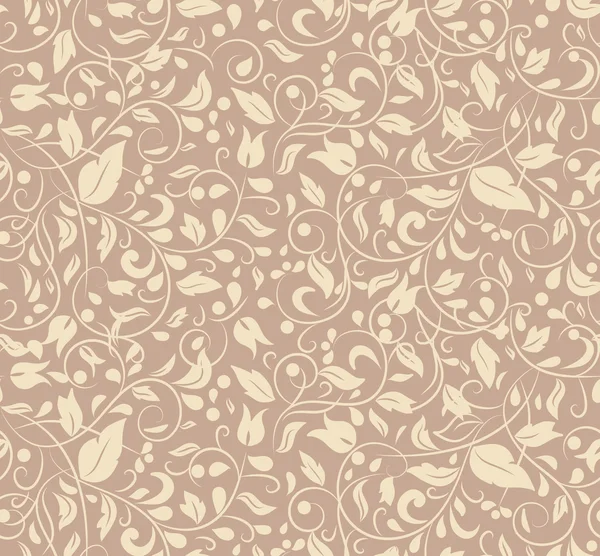 Papel de parede floral elegante — Vetor de Stock