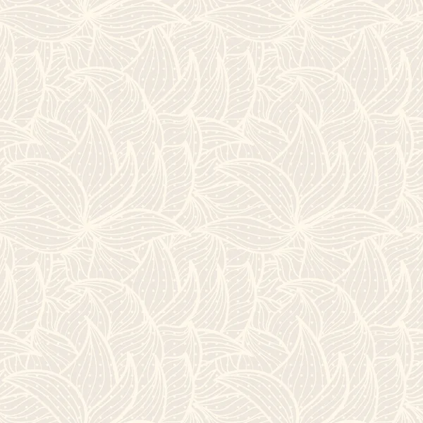 Beige achtergrond met silhouetten van planten — Stockvector