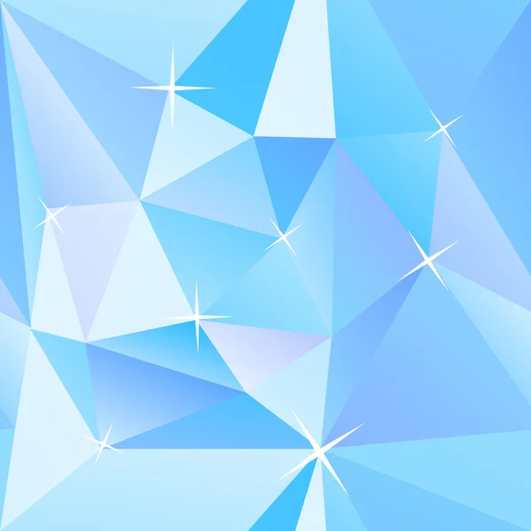 Cubos de hielo azul abstracto geometría vector fondo — Archivo Imágenes Vectoriales