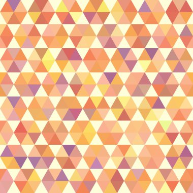 Retro turuncu desen geometrik şekiller