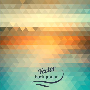 Abstract geometric background of the triangles clipart