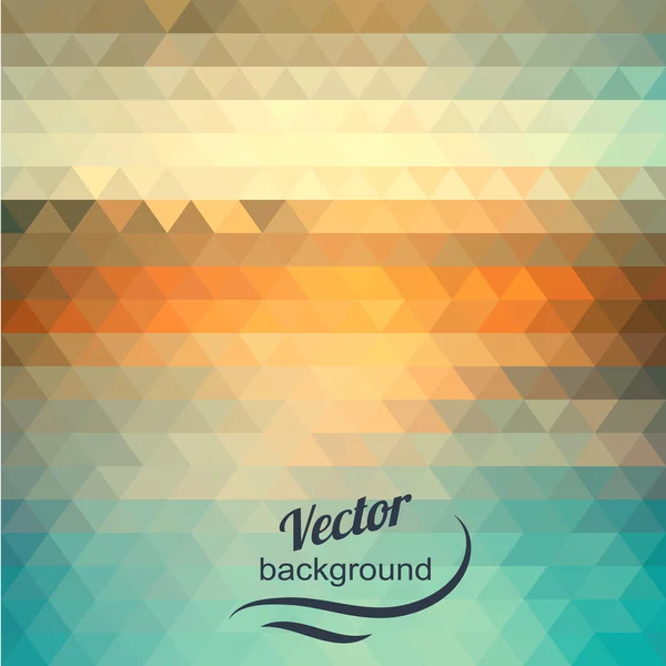 Abstract geometric background of the triangles — Stock Vector