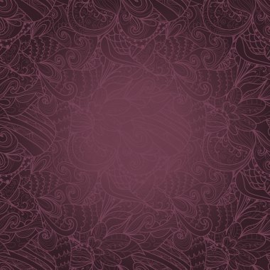 Dikişsiz soyut çizilmiş dalgalar desen